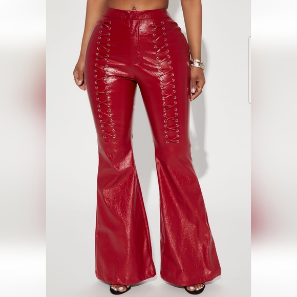 Fashion Nova Pants - Fashion Nova Faux Leather Pants